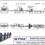 Automatic 50ML-1L Lubricating Oil Filling Line Linha de enchimento automática de óleo lubrificante 50ML-1L