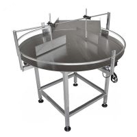 Mesa de trabalho rotativa dinâmica sem separador de garrafas totalmente automático